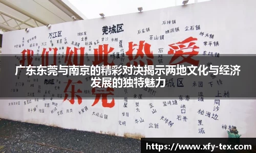 广东东莞与南京的精彩对决揭示两地文化与经济发展的独特魅力