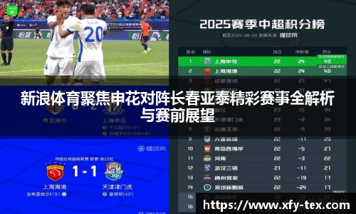 新浪体育聚焦申花对阵长春亚泰精彩赛事全解析与赛前展望